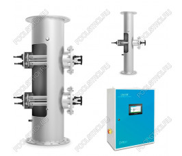 Ультрафиолетовая установка LIfetech TOP 207м3, DN250, 3kw, 18000h, Ручная очистка