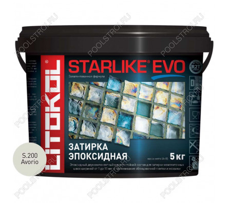 Затирочная смесь Litokol STARLIKE EVO Avorio S.200, 5 кг